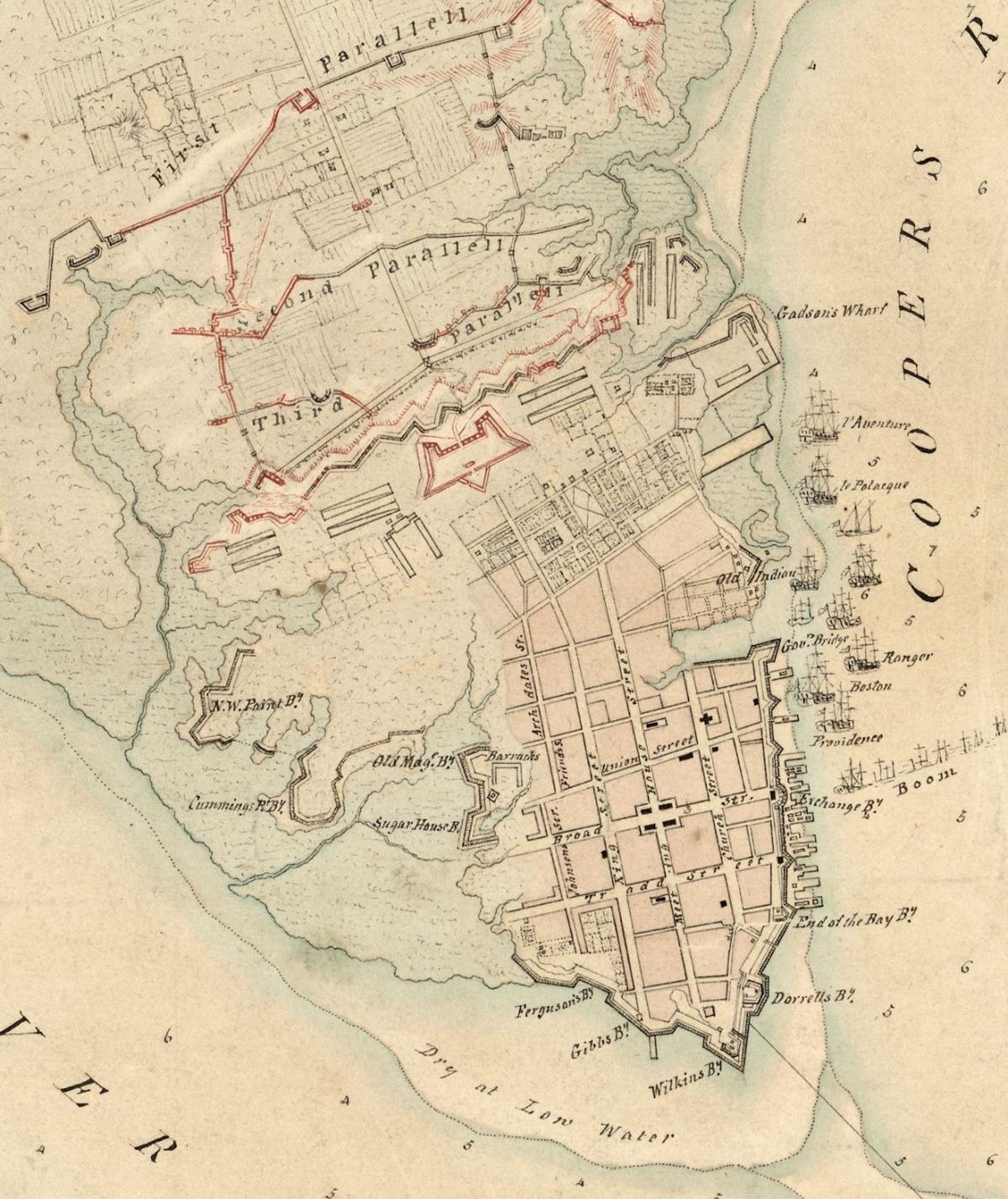 The โWalled Cityโ of Colonial Charles Town  Blog  postandcourier.com