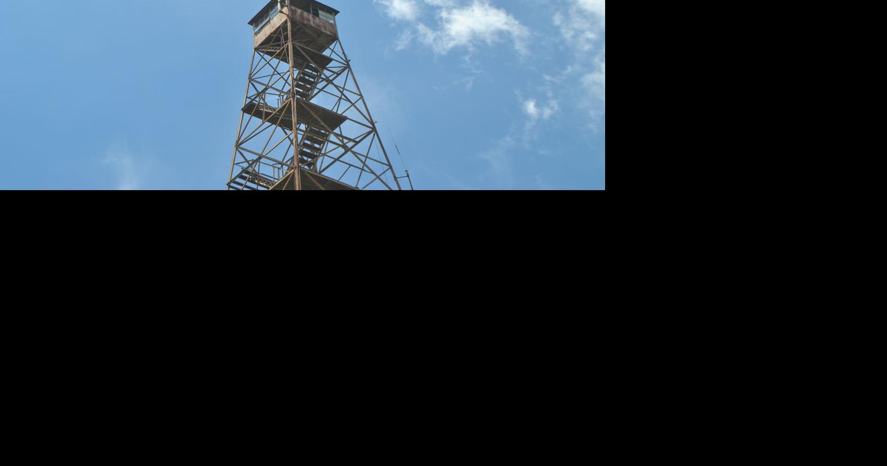 What are those big, derelict towers standing over rural South Carolina?