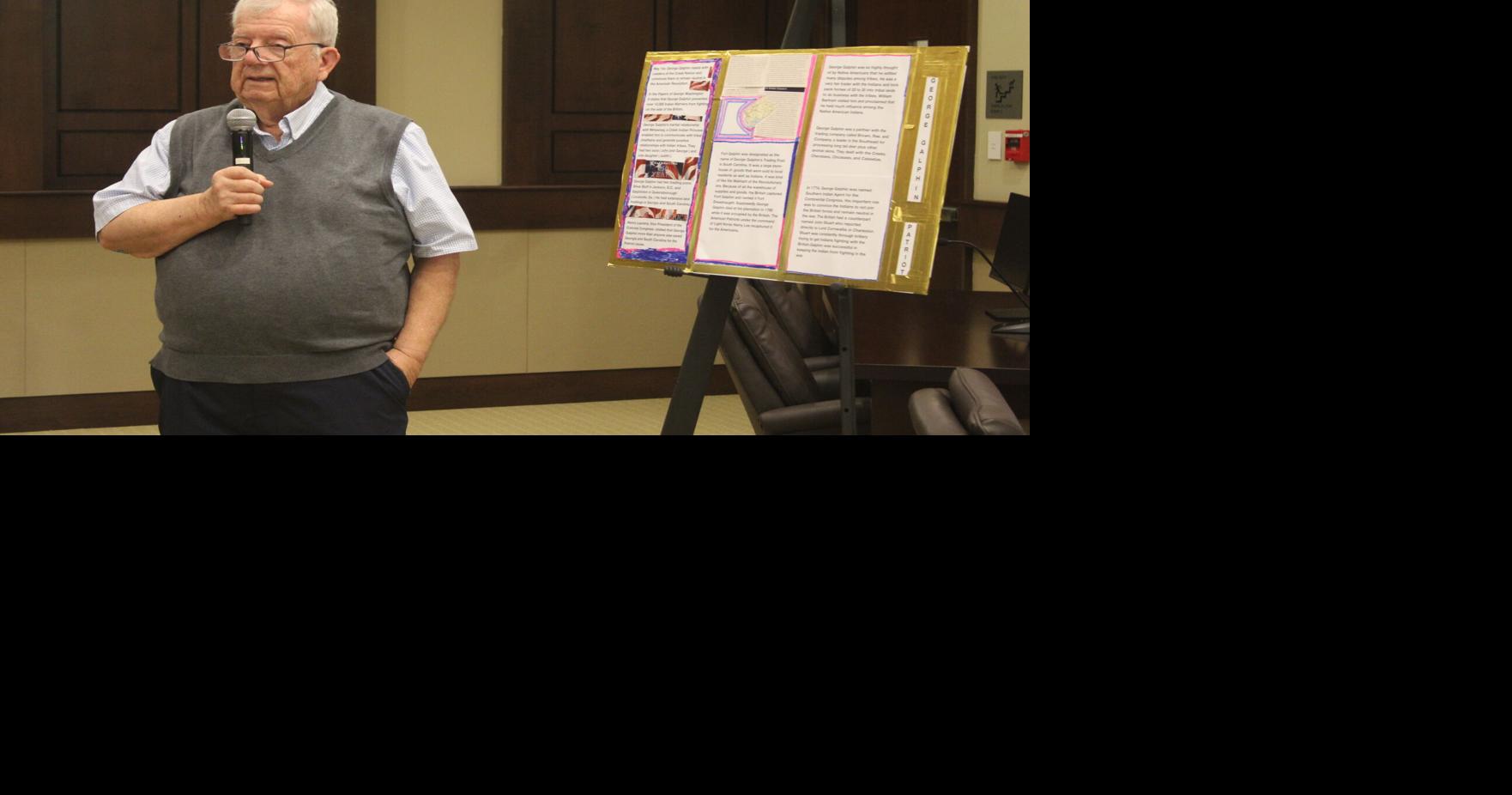 Three local men played a role in the U.S. revolution. Historian tells their story in North Augusta.