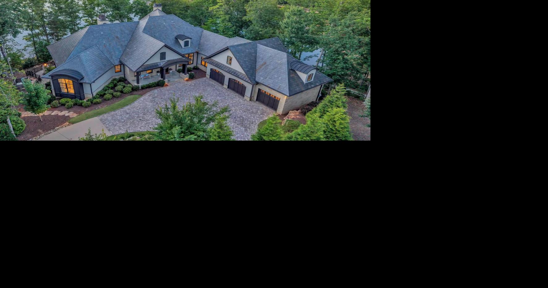 $9.2M lakeside home with arcade and poolside fire bowls hits market in Upstate
