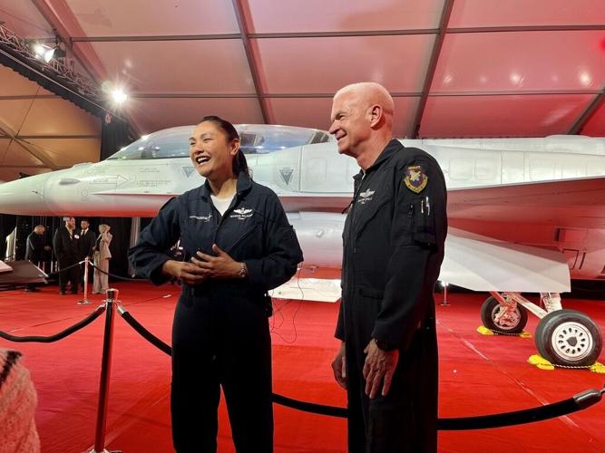 First Greenville County-built F-16 unveiled before it heads to Bahrain |  Greenville Business | postandcourier.com
