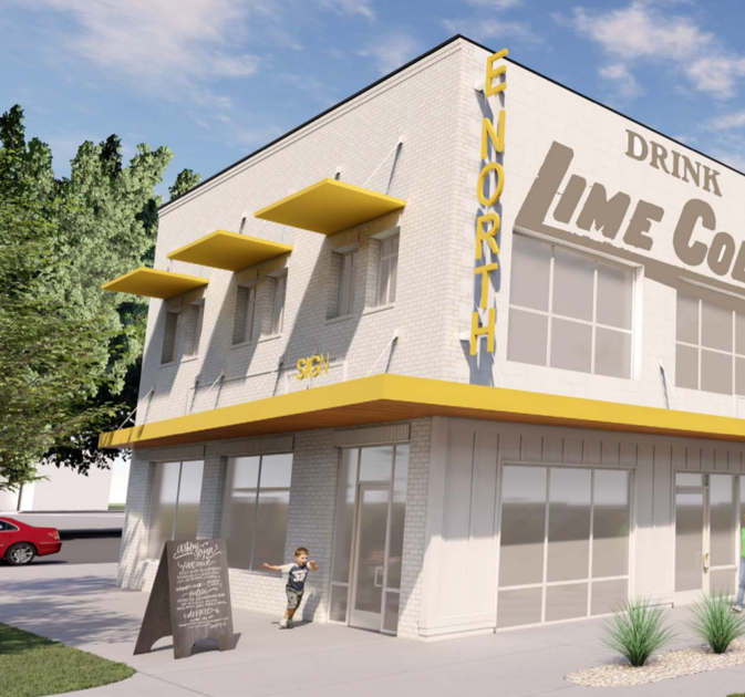 Overbrook Village to bring fitness studio, market, townhomes to old Lime Cola building | Greenville Business