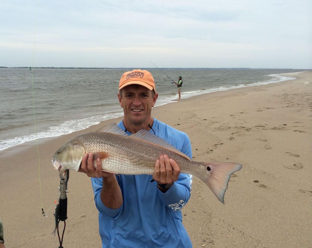 Fall is the time to probe the surf zone for redfish, Fishing
