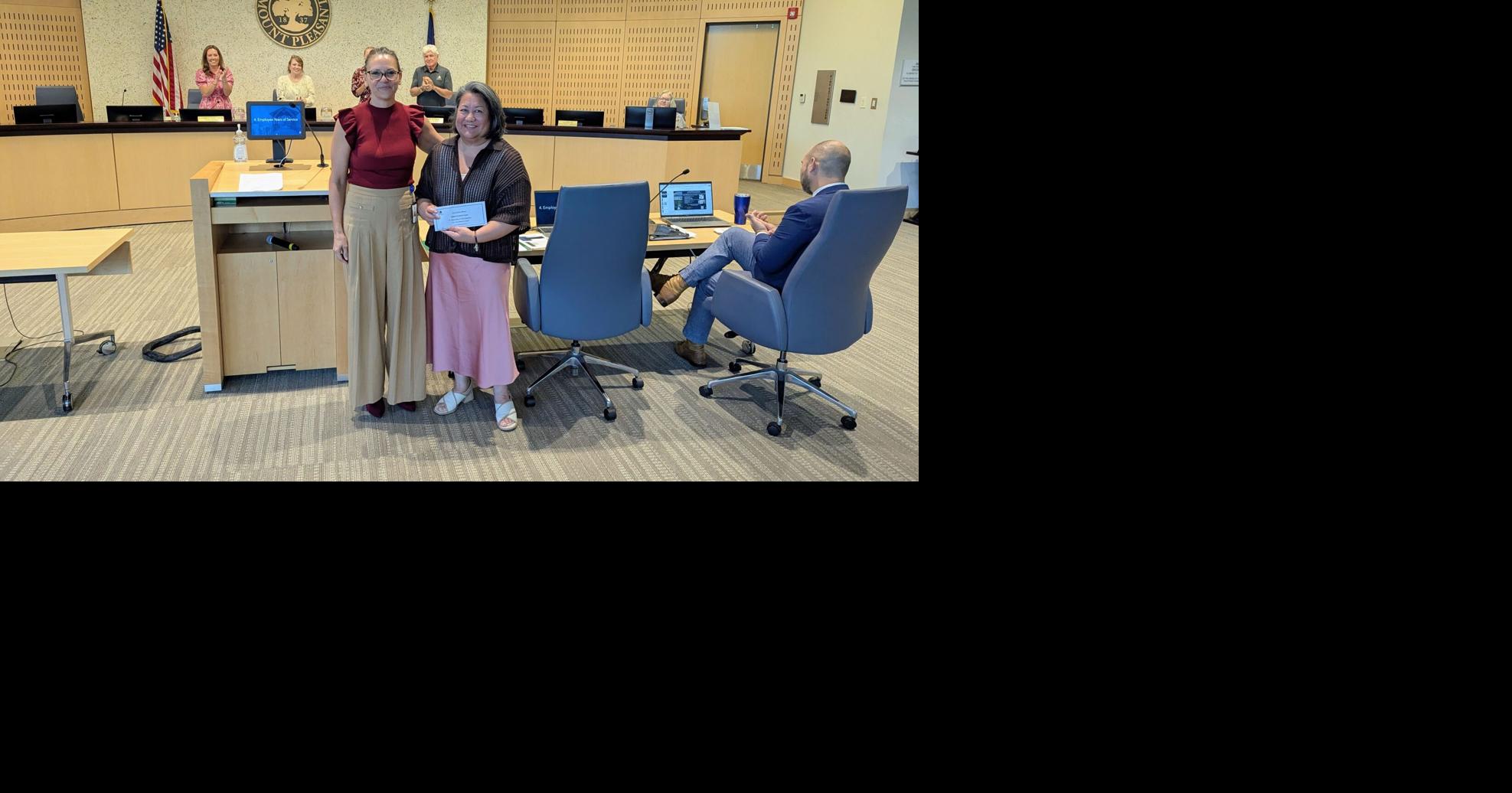 MP staffer honored for 10 yrs. of outstanding service