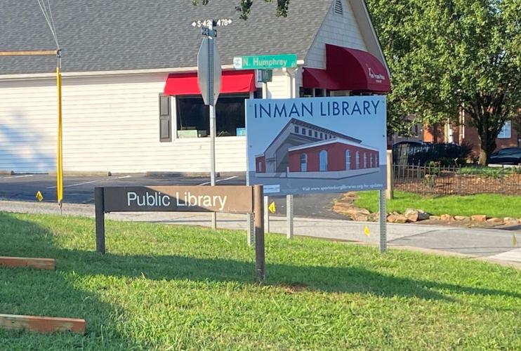New Inman library progressing despite construction supply problems ...