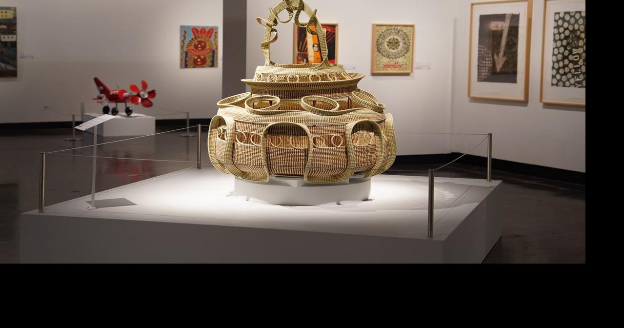 ‘I want them to think of Gullah people’: Artist unveils 5-foot sweetgrass basket at SC State Museum