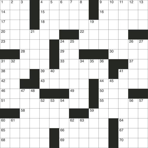May 10 crossword puzzle