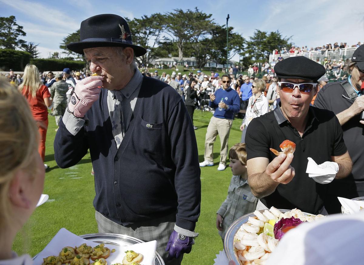 Bill Murray playing golf