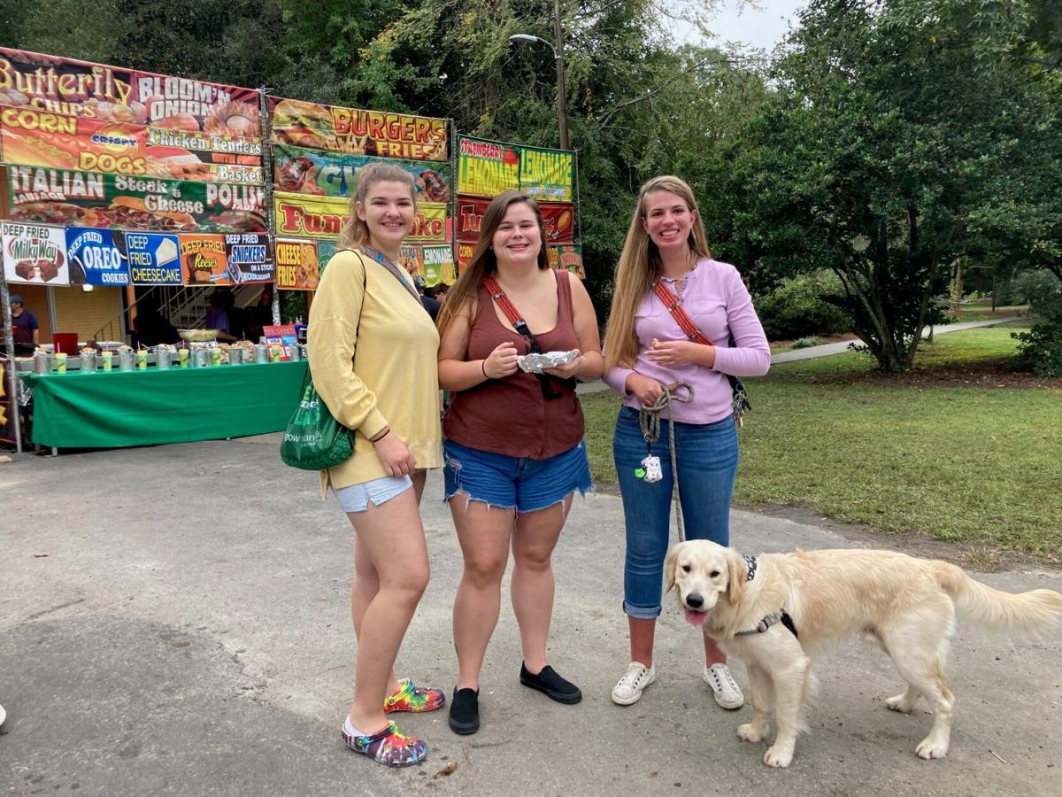 Friends at the festival