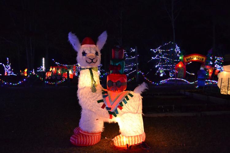 Sennsational Lights drivethru light display in Aiken brings something