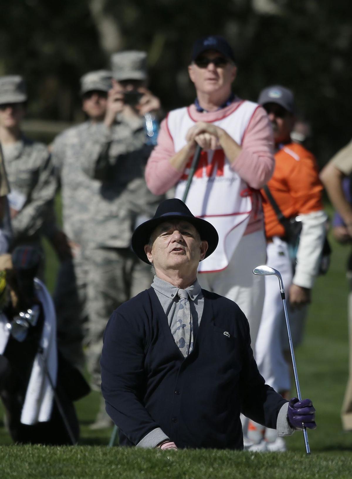 Bill Murray playing golf