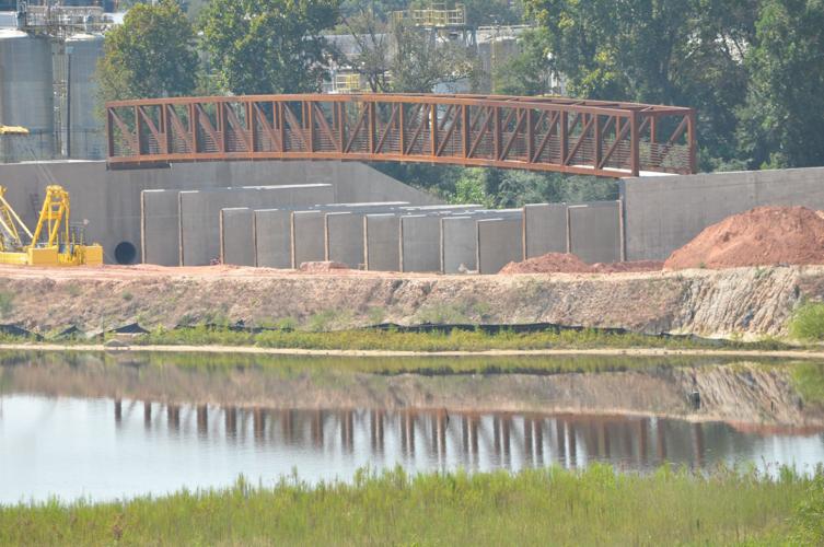 Dam at Langley Pond has a new pedestrian bridge 2