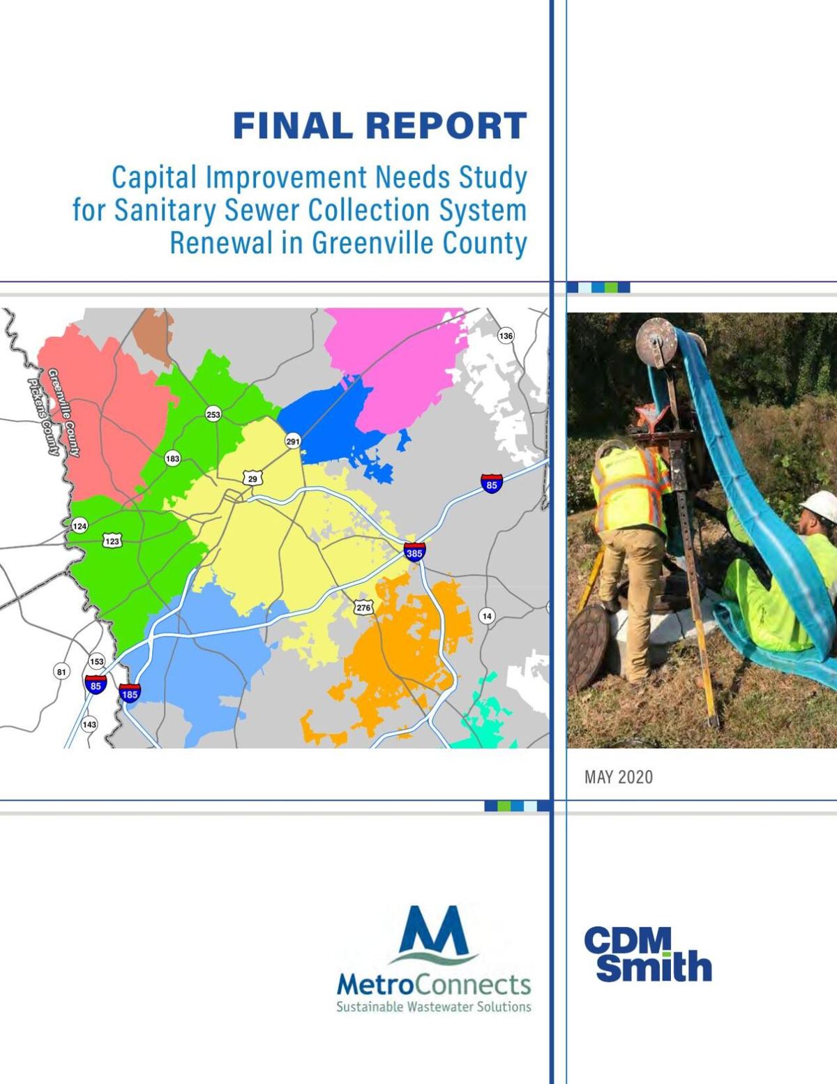 This Greenville County sewer study, completed in May 2020,