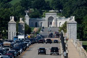 U.S. President Donald Trump's proposed ‘Triumphal Arch’ location in Arlington