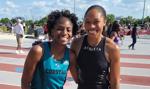 Melissa Jefferson von Coastal Carolina hat eine einmalige Erfahrung mit Allyson Felix