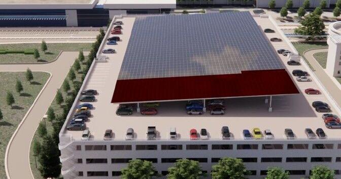 Solar panels will fully power Greenville-Spartanburg airport terminal as part of new investment