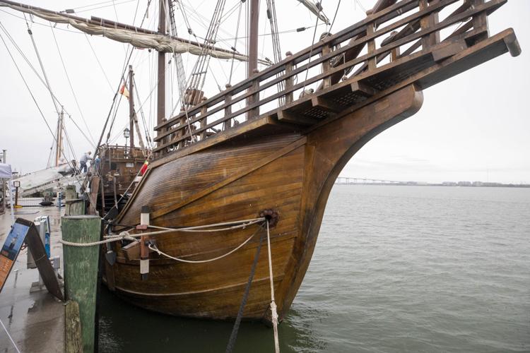 Replica of Magellan's flagship, Nao Trinidad, docks in Charleston for  interactive tours