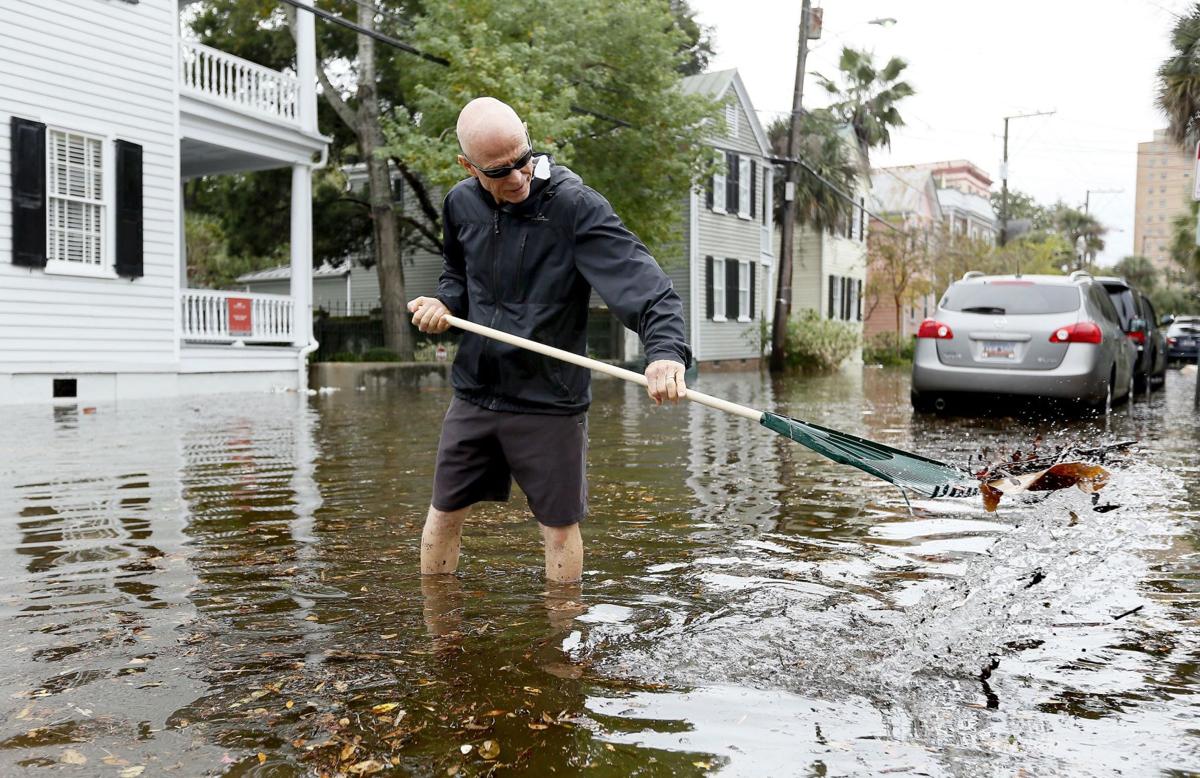 King tide flooding
