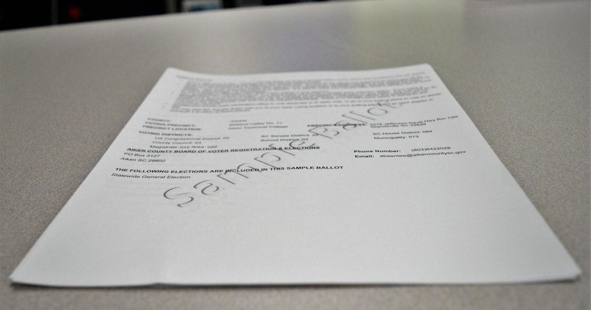 1008 Sample South Carolina voters can review sample ballots online before voting
