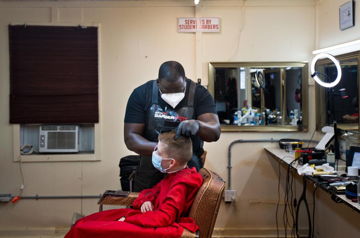 Photos Hair salons and adjust to new norm first week back