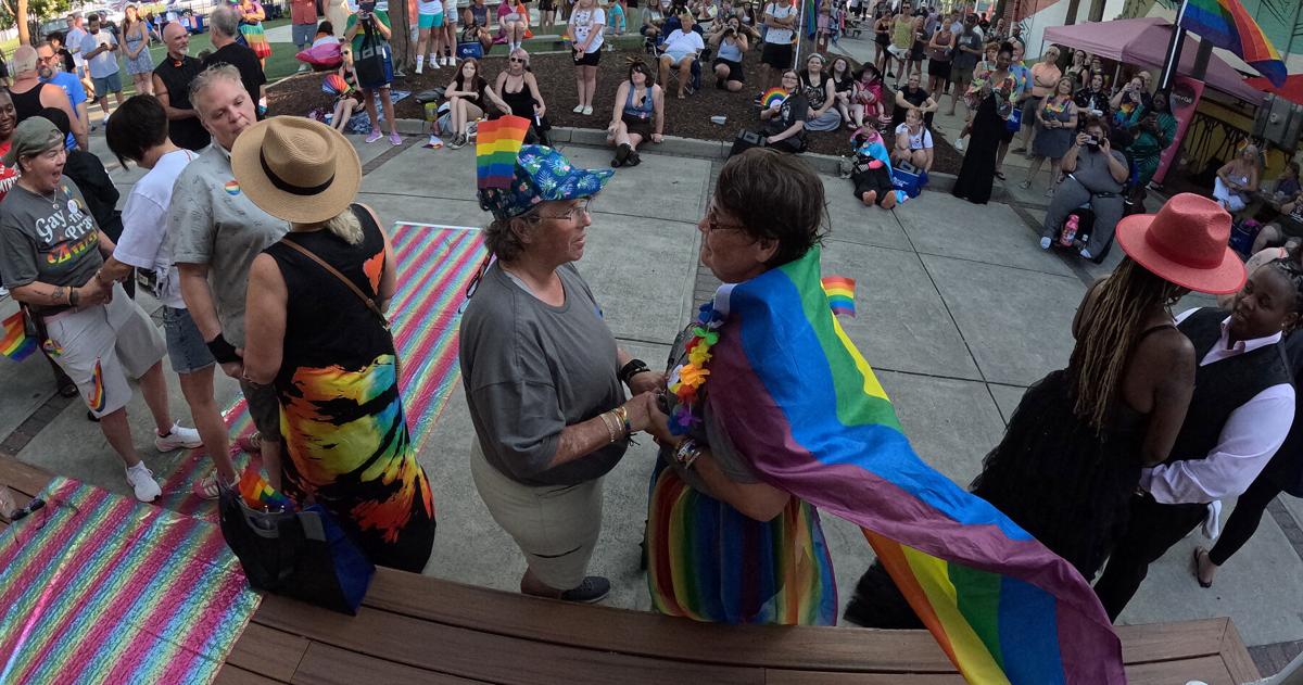 'While we can': Fearful about the future of marriage rights, they wed at Myrtle Beach's Pride event
