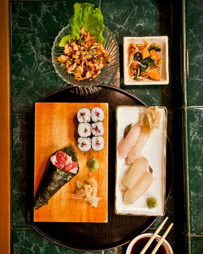 Nigiri Sushi With Smoked Squid Salad Archives Postandcourier Com