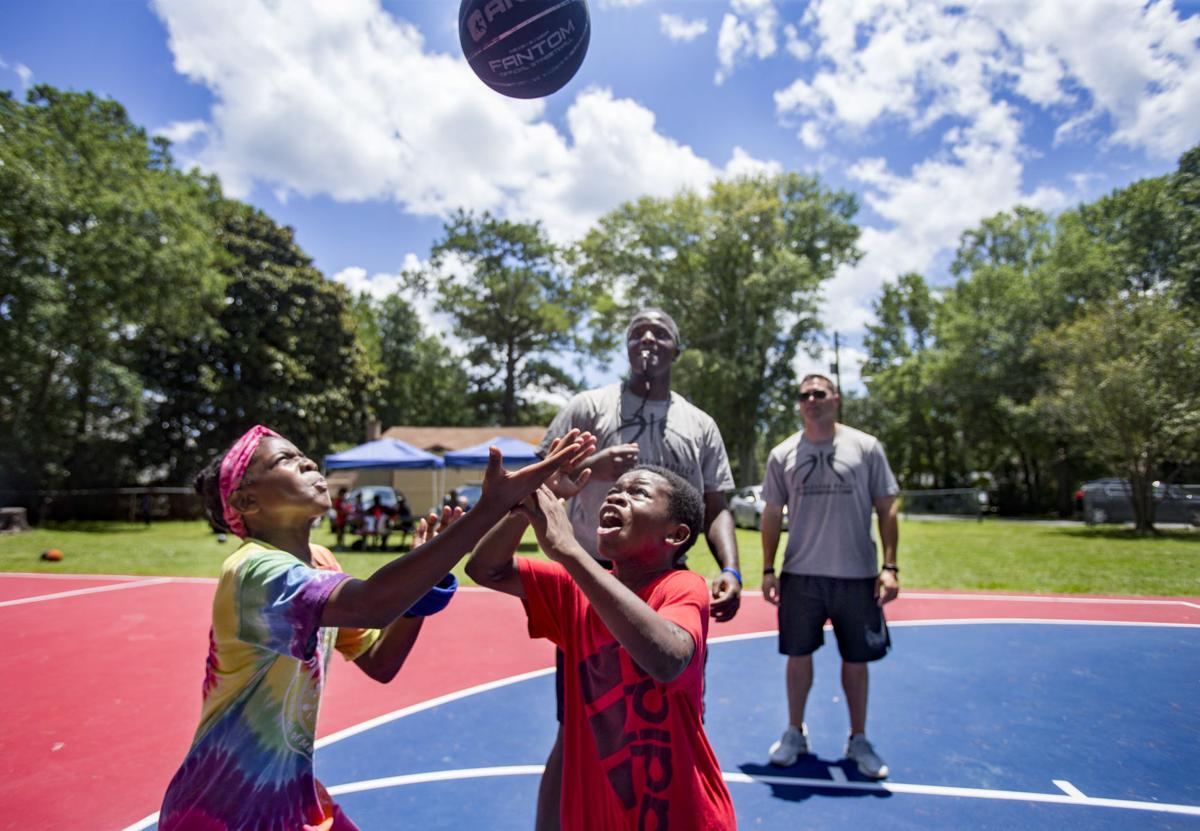 Charleston Cops And Kids Bond On Court In Basketball Camp News