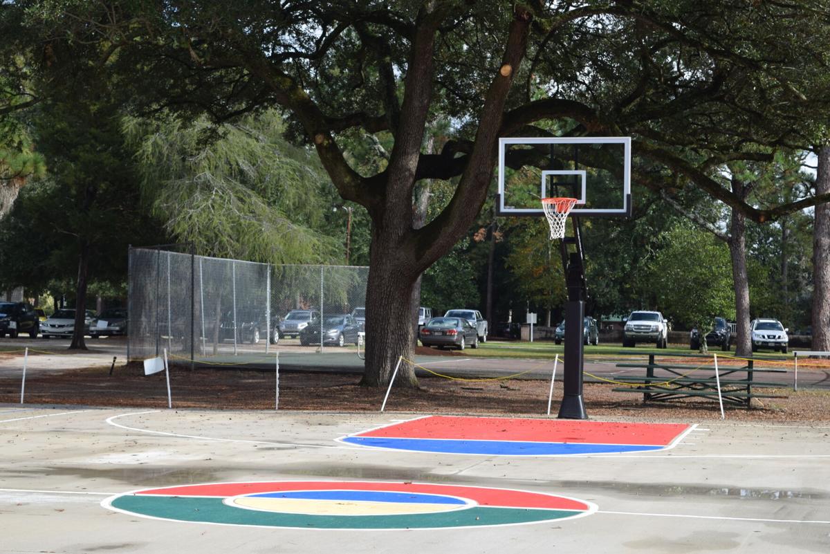 Mead Hall Episcopal School completes basketball court, receives