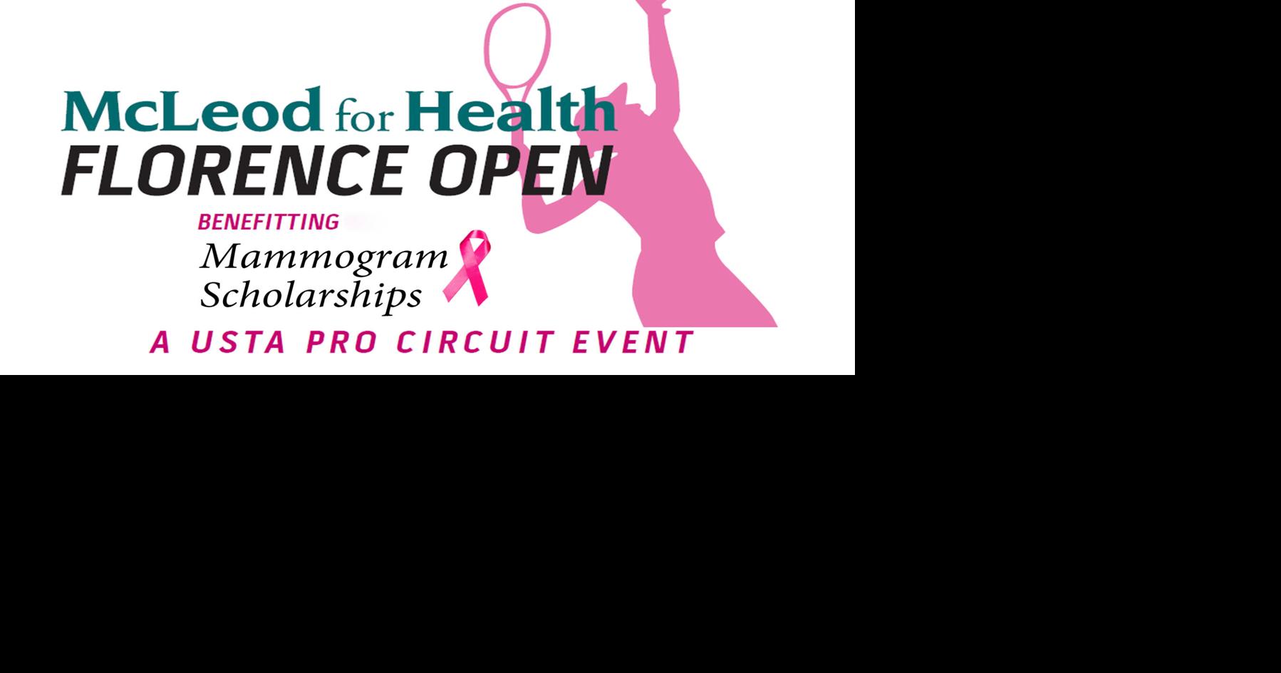 McLeod for Health Florence Open begins October 10 Community News