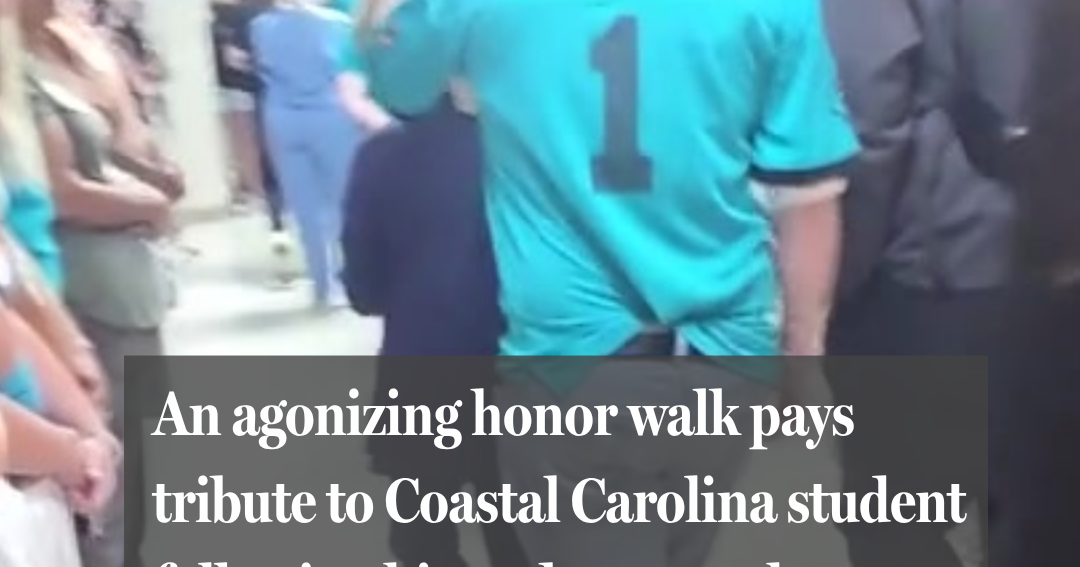 See the honor for a CCU student in a hit-and-run accident