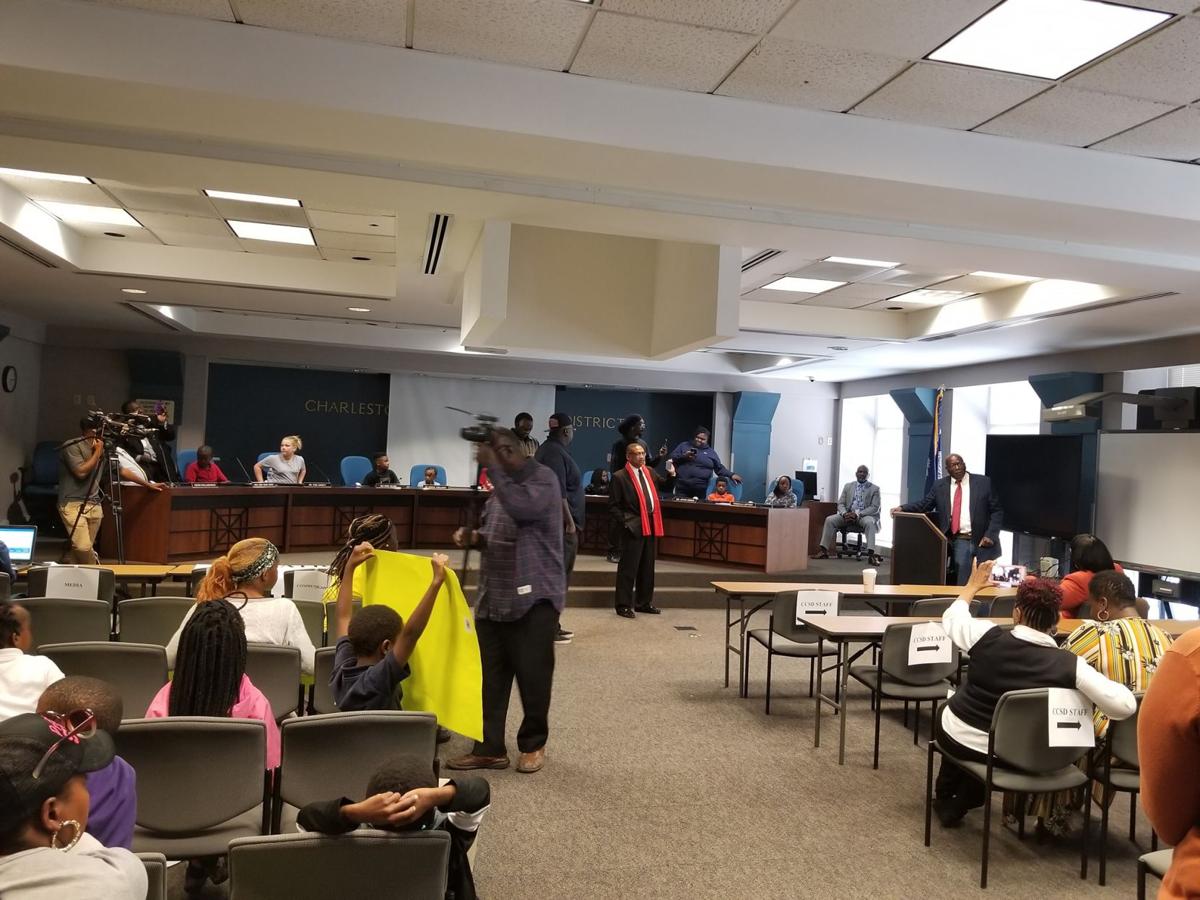 Protesters Shut Down A Charleston School Board Meeting Here S