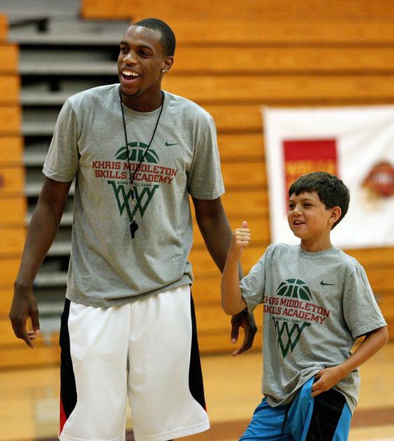 Nba S Khris Middleton Giving Back To Porter Gaud And His Hometown