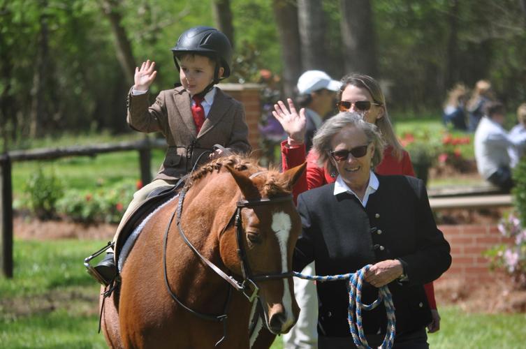 Tiniest riders shine in Leadline Class at Aiken Horse Show Aiken