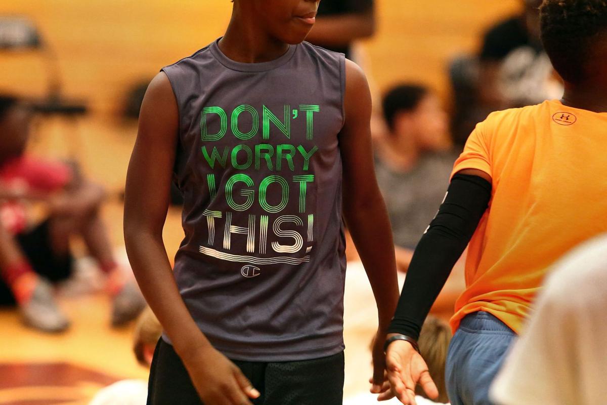 Khris Middleton basketball camp