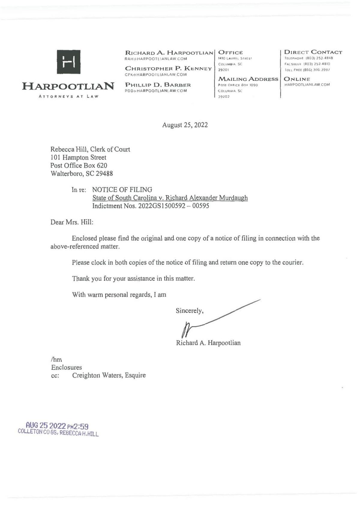 Murdaugh subpoenas to SLED.