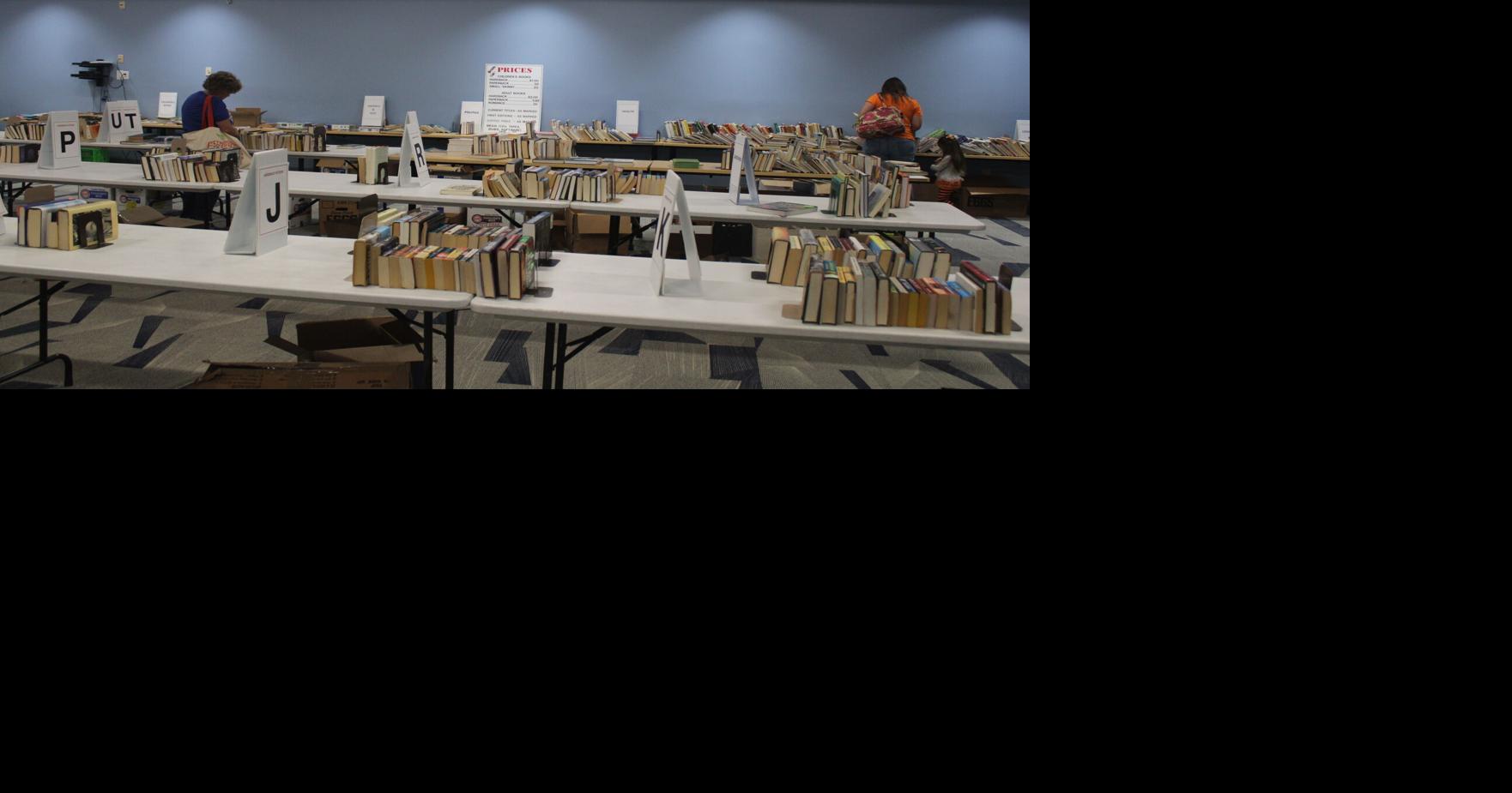 Books, books and more books at fall sale at Nancy Carson Library