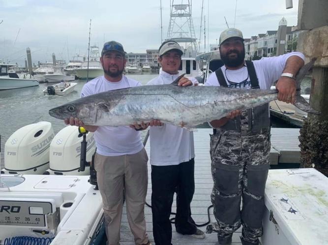 Huge king mackerel caught off Charleston narrowly misses SC state