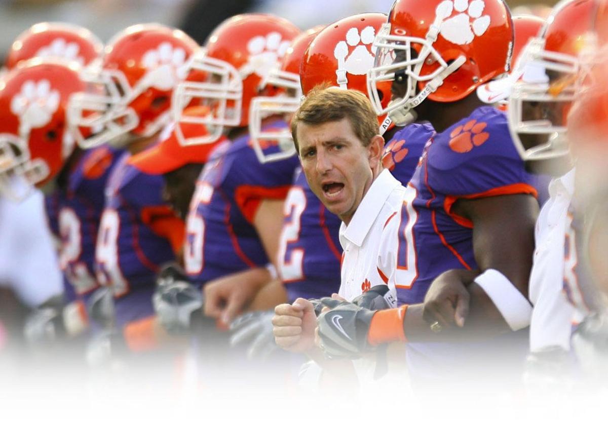 Clemson 146 S Moneyball Clemson Football Coach Dabo Swinney Is