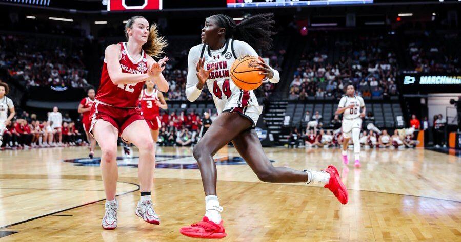Agot Makeer arrives at Final Four as Gamecocks' rising star