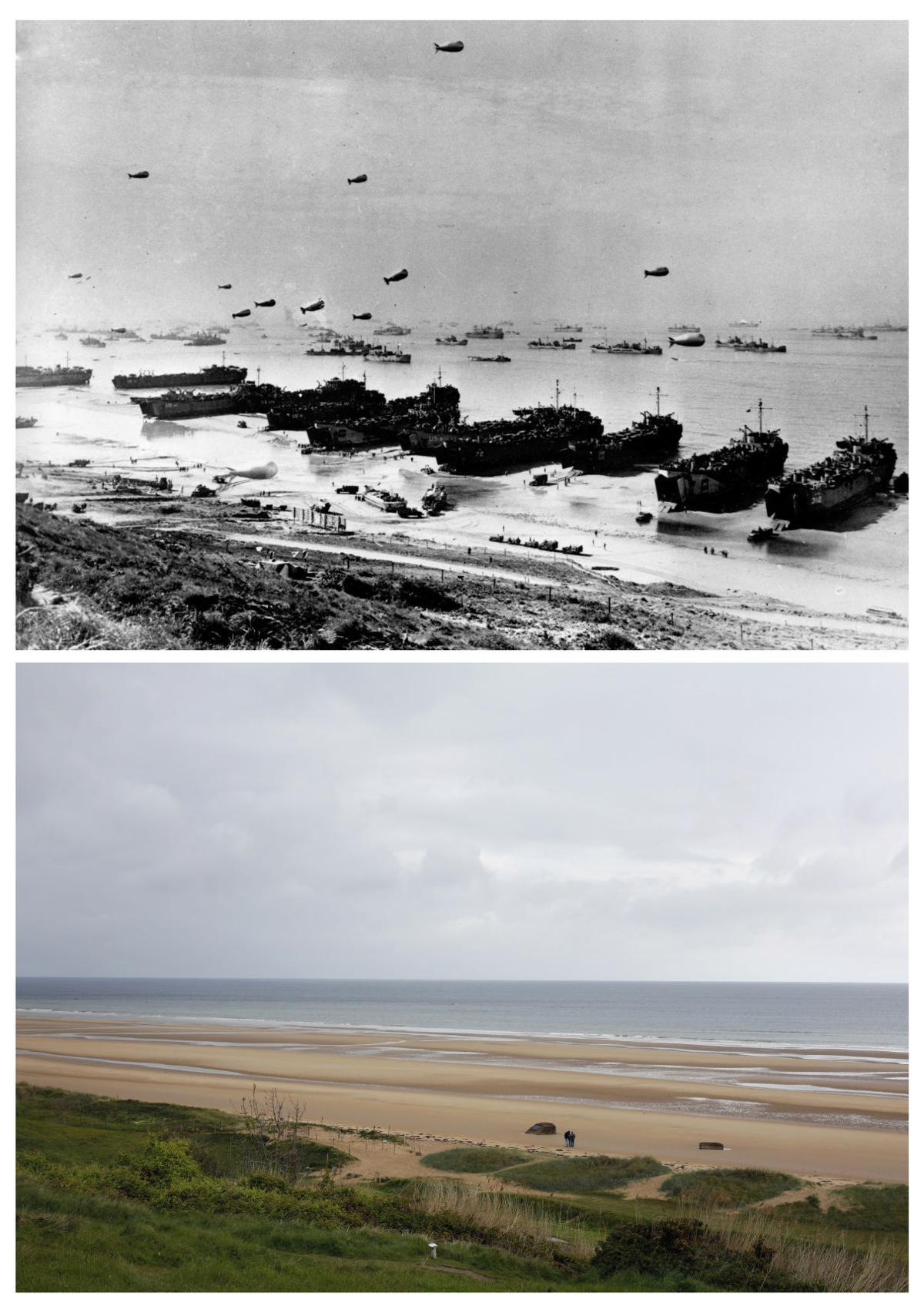 D Day Then And Now Photo Gallery