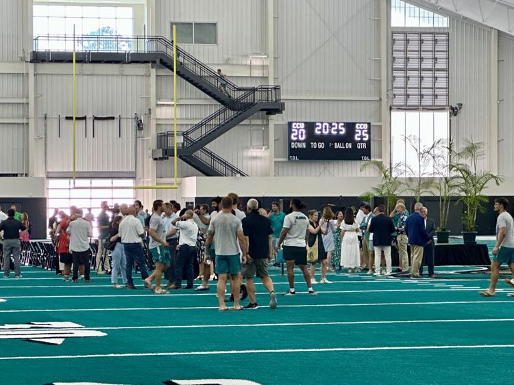 CCU opens $20M indoor football training facility
