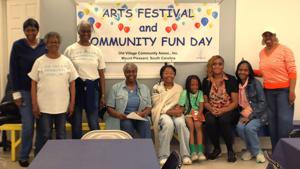 Art and basketball collide at Old Village festival