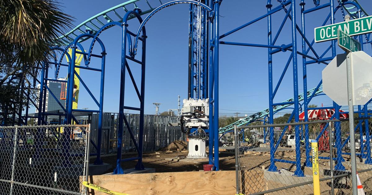 Funplex in Myrtle Beach shaping up for early May opening; key downtown ...