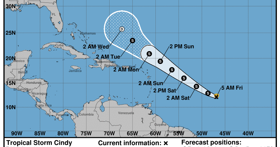 Tropical Storm Cindy forms behind Bret in an early and aggressive start to Atlantic hurricane season - Vimarsana News