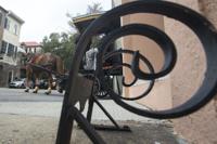 The once-ubiquitous boot scraper now mainly an adornment for historic Charleston homes