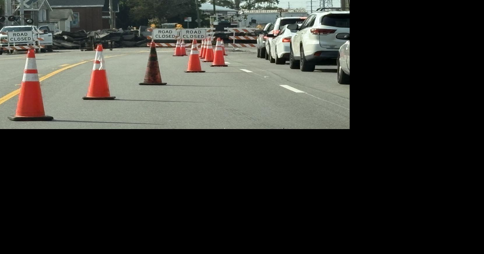 Part of Meeting Street Road closed due to work on railroad tracks