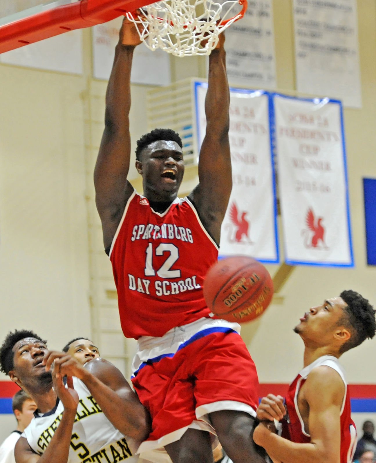 zion williamson high school dunks