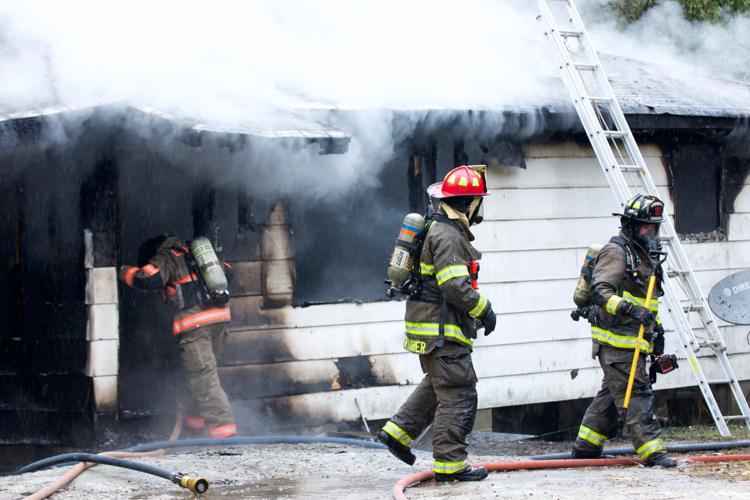 Fire destroys home along Merriweather Drive in Aiken County