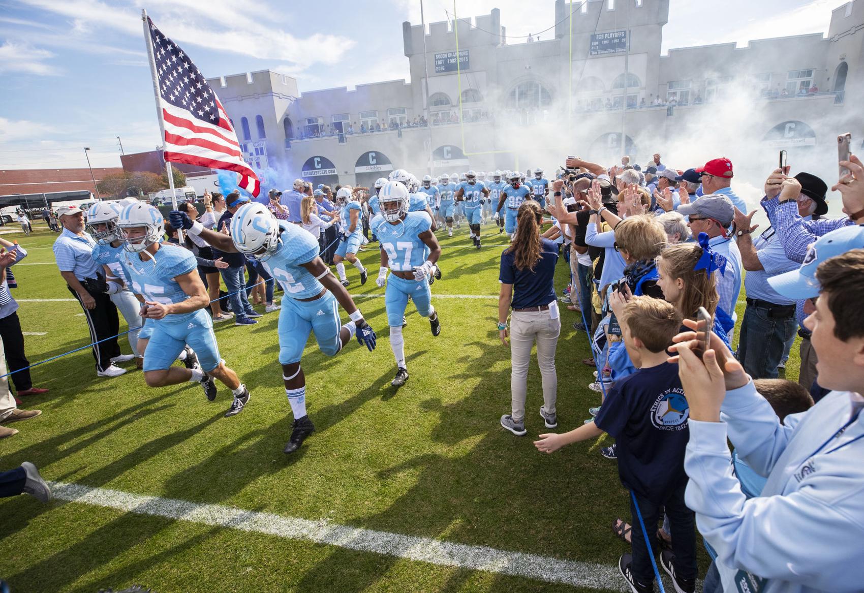 Citadel's 2020 football schedule includes six home games, payday at