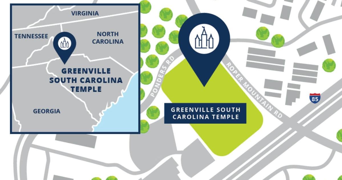Greenville's first Mormon temple planned off I-85